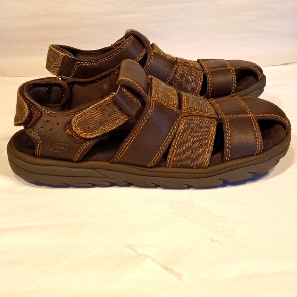 Skechers USA Olvero Fisherman Sandals 64489 Memory Foam Mens size 9 - Picture 4 of 10